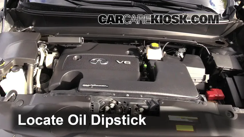2013 Infiniti JX35 3.5L V6 Oil Check Oil Level